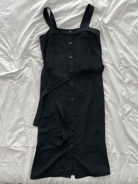 Everlane Black Midi Dress
